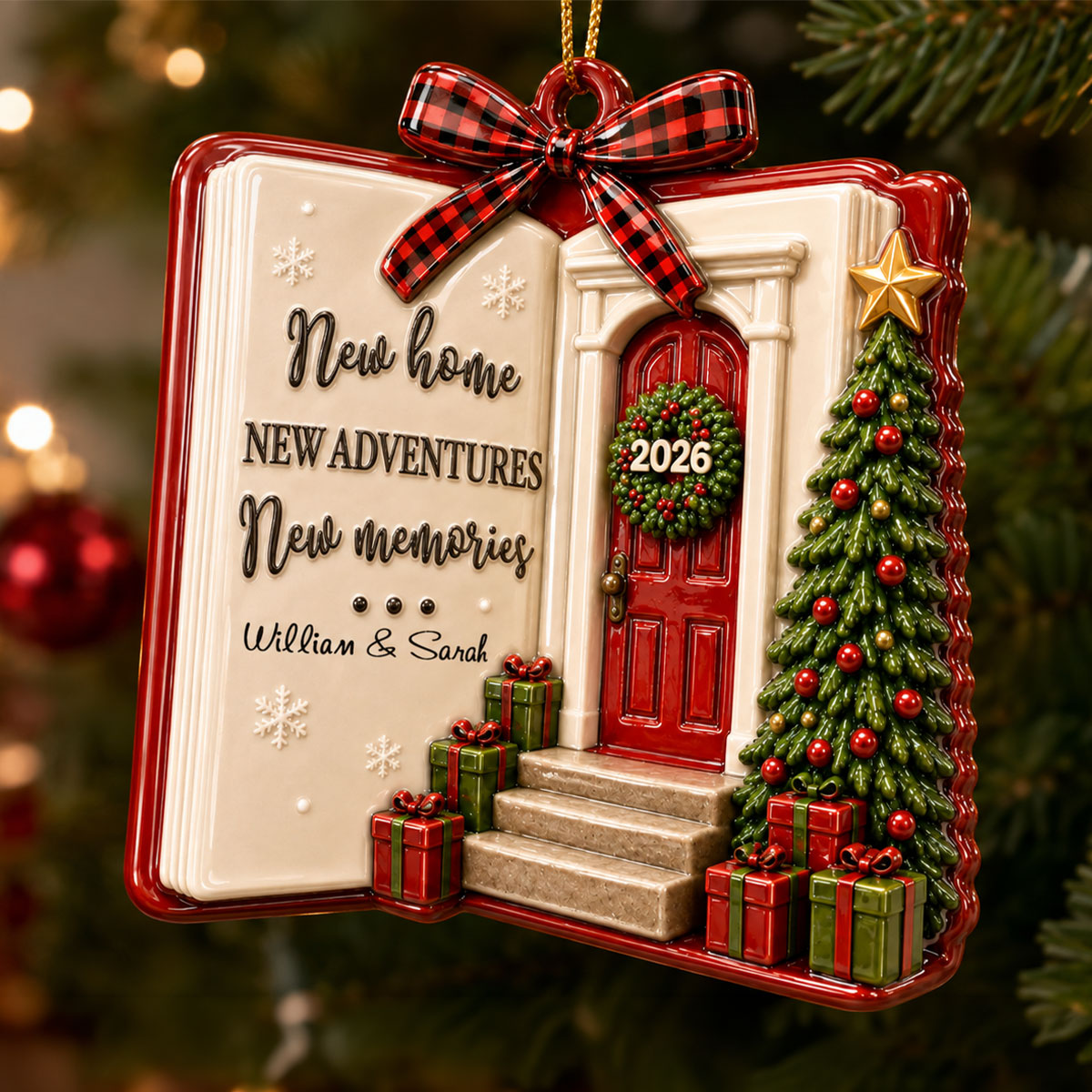 New Adventures - Real 3D Raised Ornament