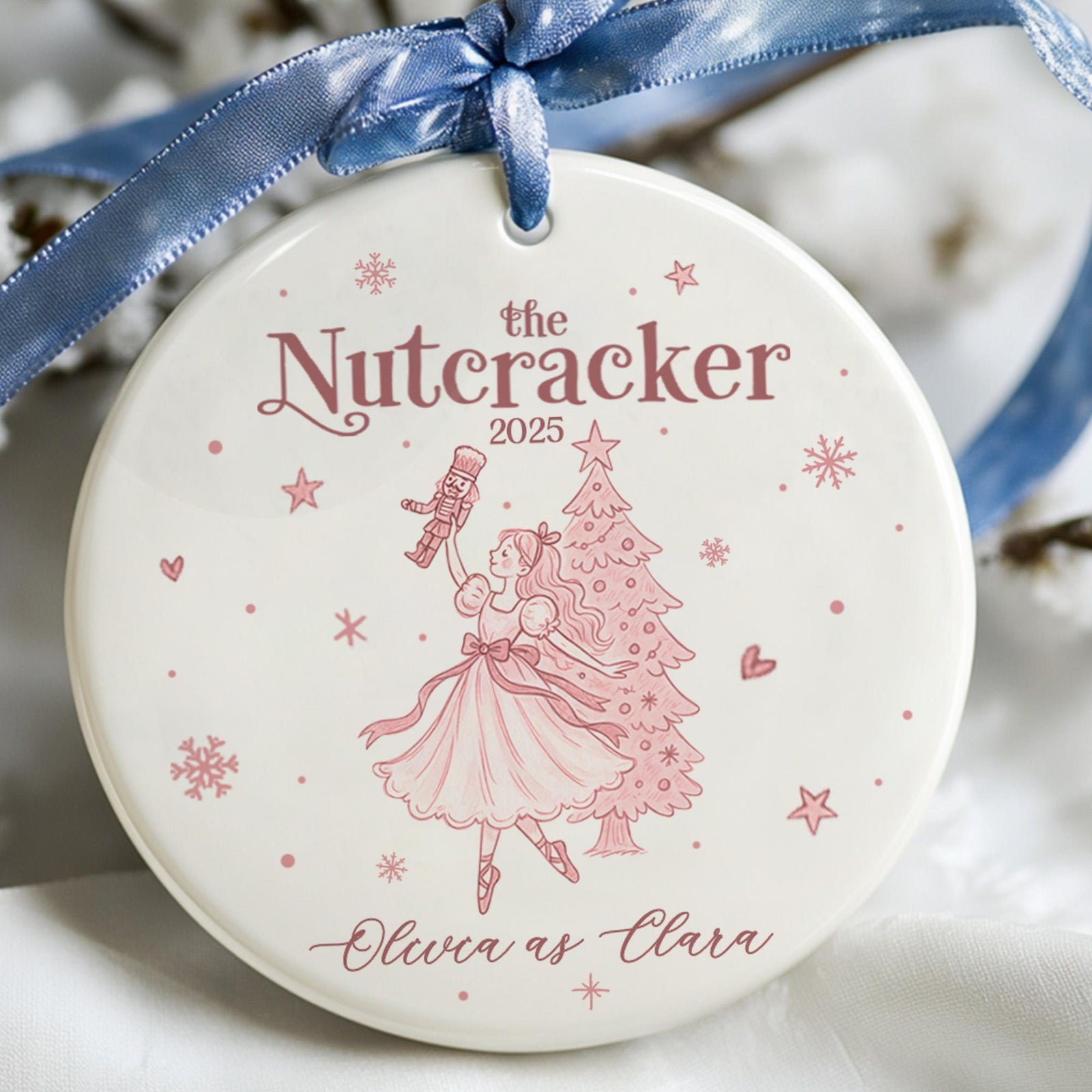 Nutcracker Ornament, Nutcracker Ornament, Personalized The Nutcracker Ballet Dancer Keepsake Ornament, Ballet Gift for Dancer