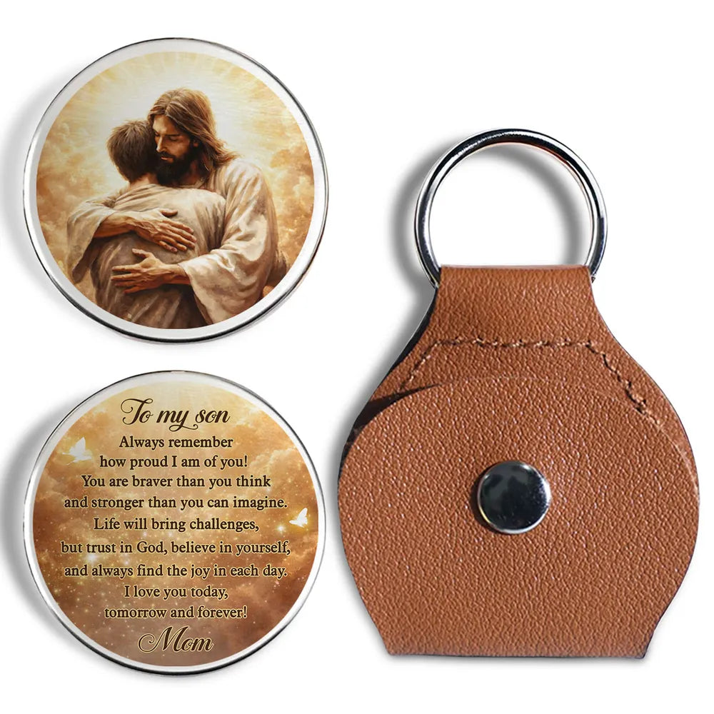 Always Remember I Am Proud Of You - Personalized Pocket Hug - Gift For Son, Grandson