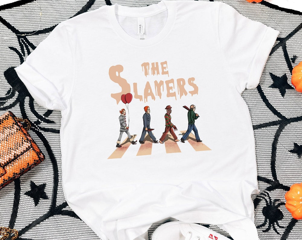 The Slayers Shirt, Scary Movie Shirt, Horror Film Club Shirt, Horror Movie Character Shirt, Halloween Shirt, Spooky Shirt, Halloween Gift 1.jpg