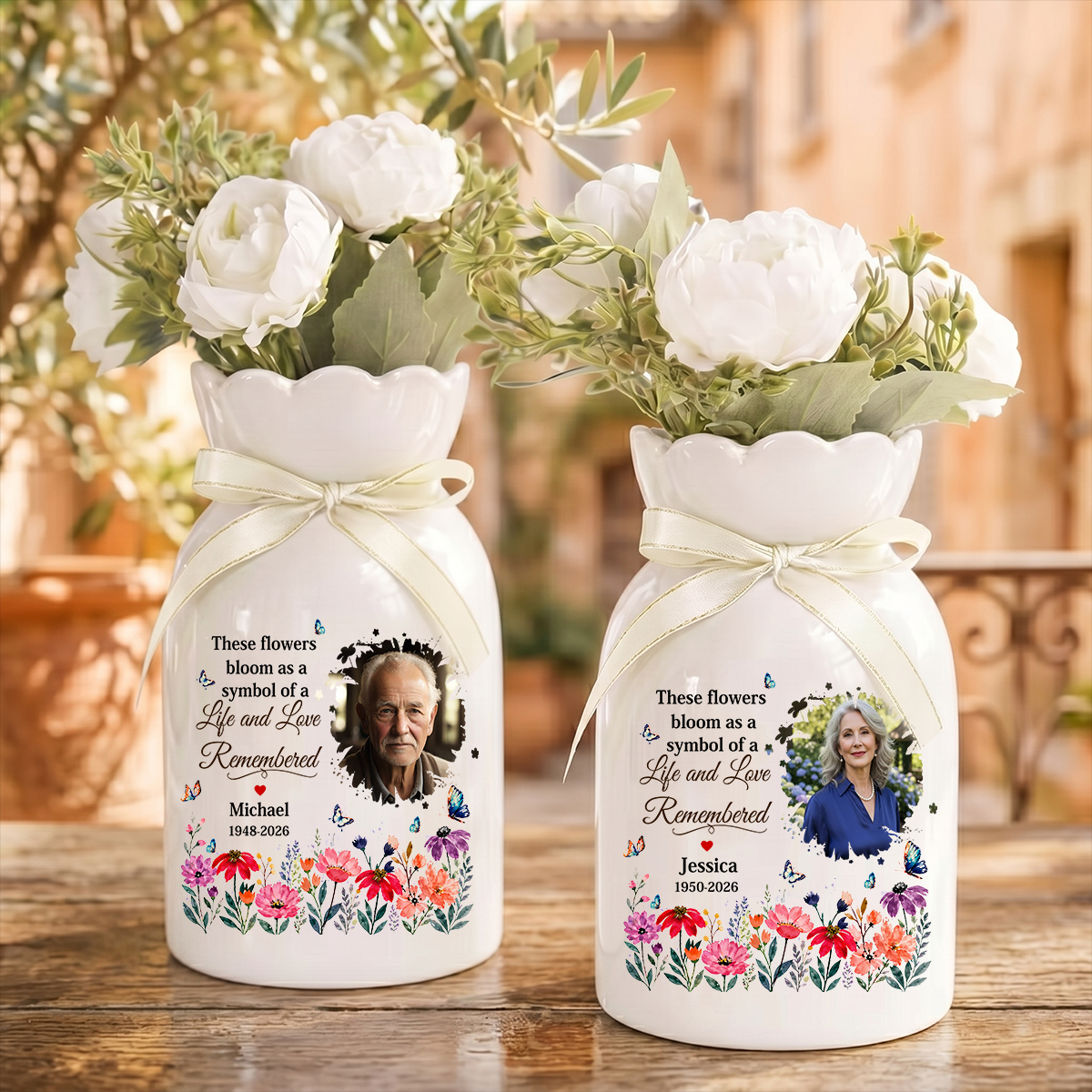 Someone We Love Is In Heaven Personalized Flower Vase