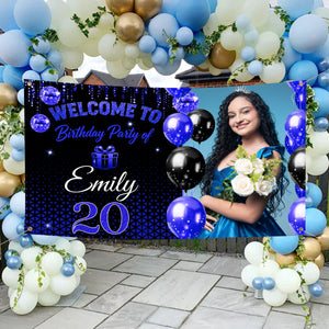 Welcome To Birthday Party Minimalism Birthday Banner
