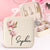 Birth Month Flower With Name - Personalized Square Jewelry Box - Gift For Mom, Mother's Day, Birthday Gift