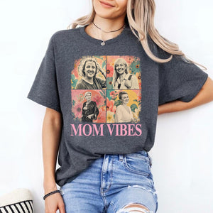 Mom Vibe Custom Photo - Personalized T-Shirt