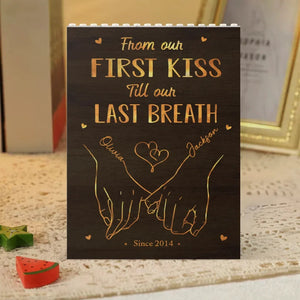 Till Our Last Breath - Personalized Building Block Puzzle - Anniversary Gift, Valentine's Day Gift For Couple