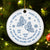 My Soul Knows You Are At Peace Toile De Jouy - Personalized Ornament - Memorial Gift