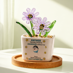 We Would Not Be Here Without You - Personalized Glass Everlasting Flowers