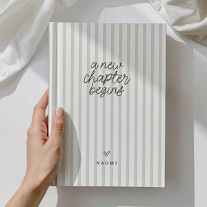 A New Chapter Begins Journal, Personalized Class of 2026 Graduation Gift, Gift For Daughter