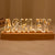Custom Flower Printed LED Night Light, Birth Month Flower, Custom Name, Gift For Her