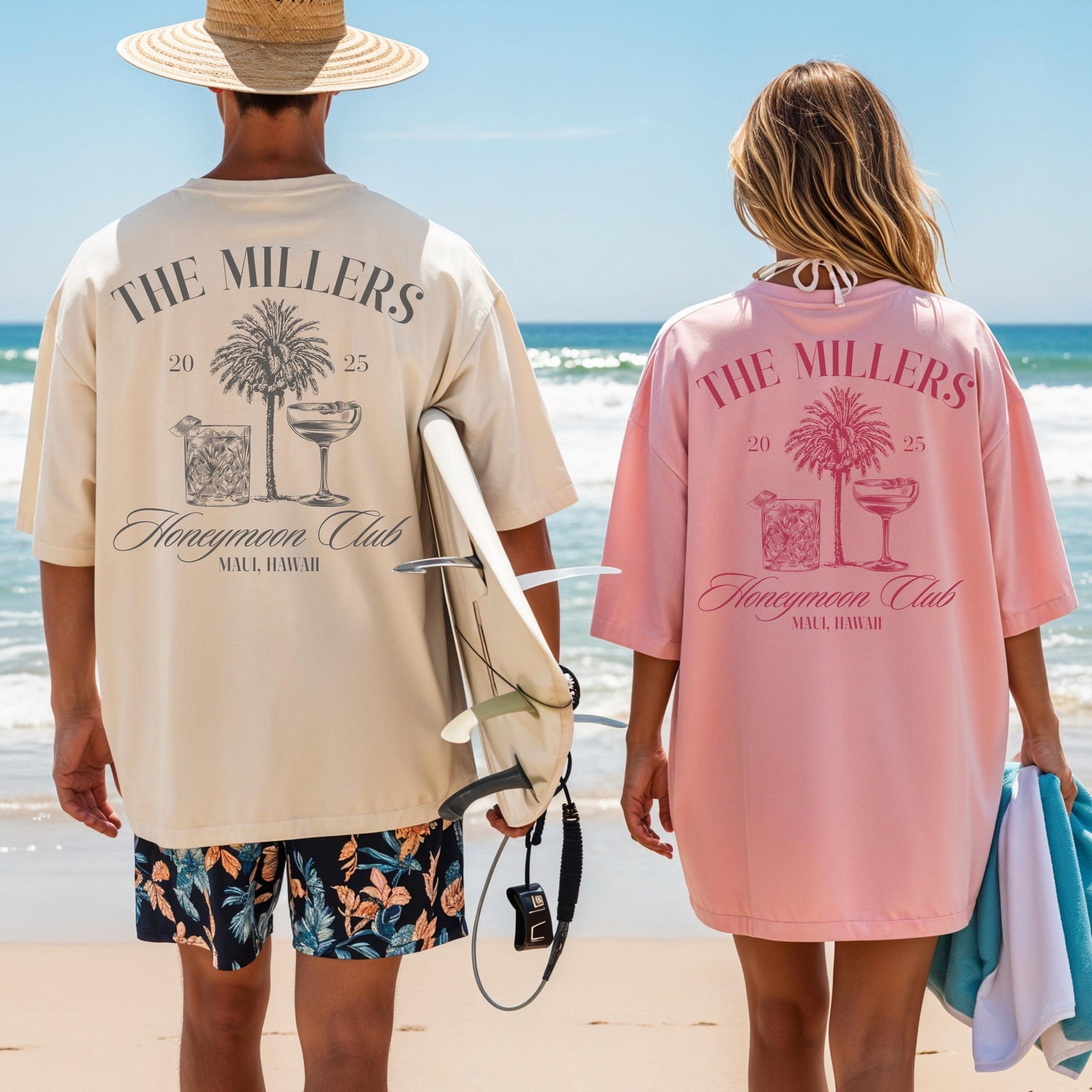 Custom Honeymoon Club Shirt, Couples Honeymoon Vacation T-shirts, Mr and Mrs Tee, Just Married Shirt Honeymoon, Gift For Newlywed