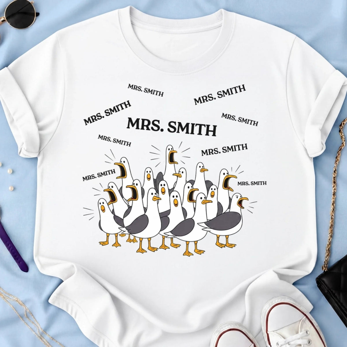 Certified Chaos Coordinator - Personalized T Shirt - Gift For Teacher, Back To School Gift