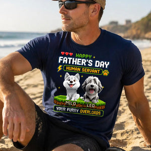 Owned & Operated By Paws- Custom Unisex T-shirt, Hoodie - Personalized Father's Day Birthday Gifts For Dog Lovers