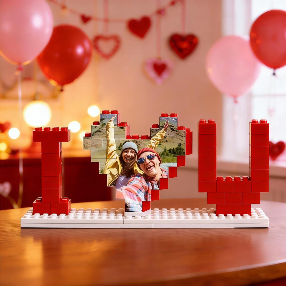 Personalized Building Blocks Puzzle, Photo Puzzle, I Love You Block Puzzle, Girlfriend, Valentine's Gifts for Her