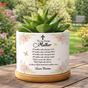 God Made This Mother Mine - Personalized Plant Pot & Vase - Gift For Mom, Mother's Day, Birthday Gift