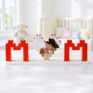 Personalized Building Blocks Puzzle, Photo Puzzle, Mom Photo Block Puzzle, Mother's Day Gift, Gift For Mom