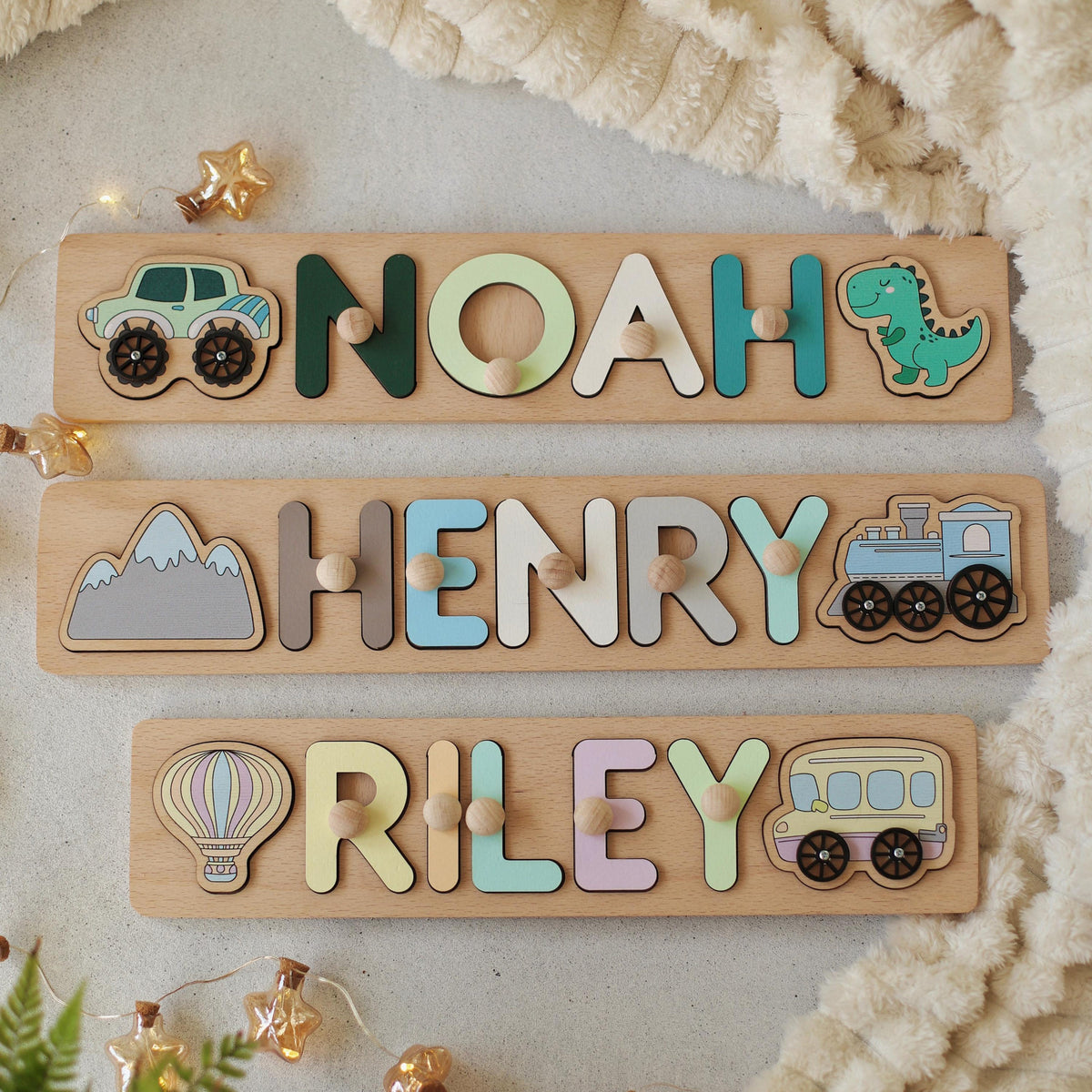 1st Birthday Gift Name Puzzle Baby 1st Easter Custom Baby Gift Personalized Puzzle for Kids First Birthday Gift Baby Boy Girl