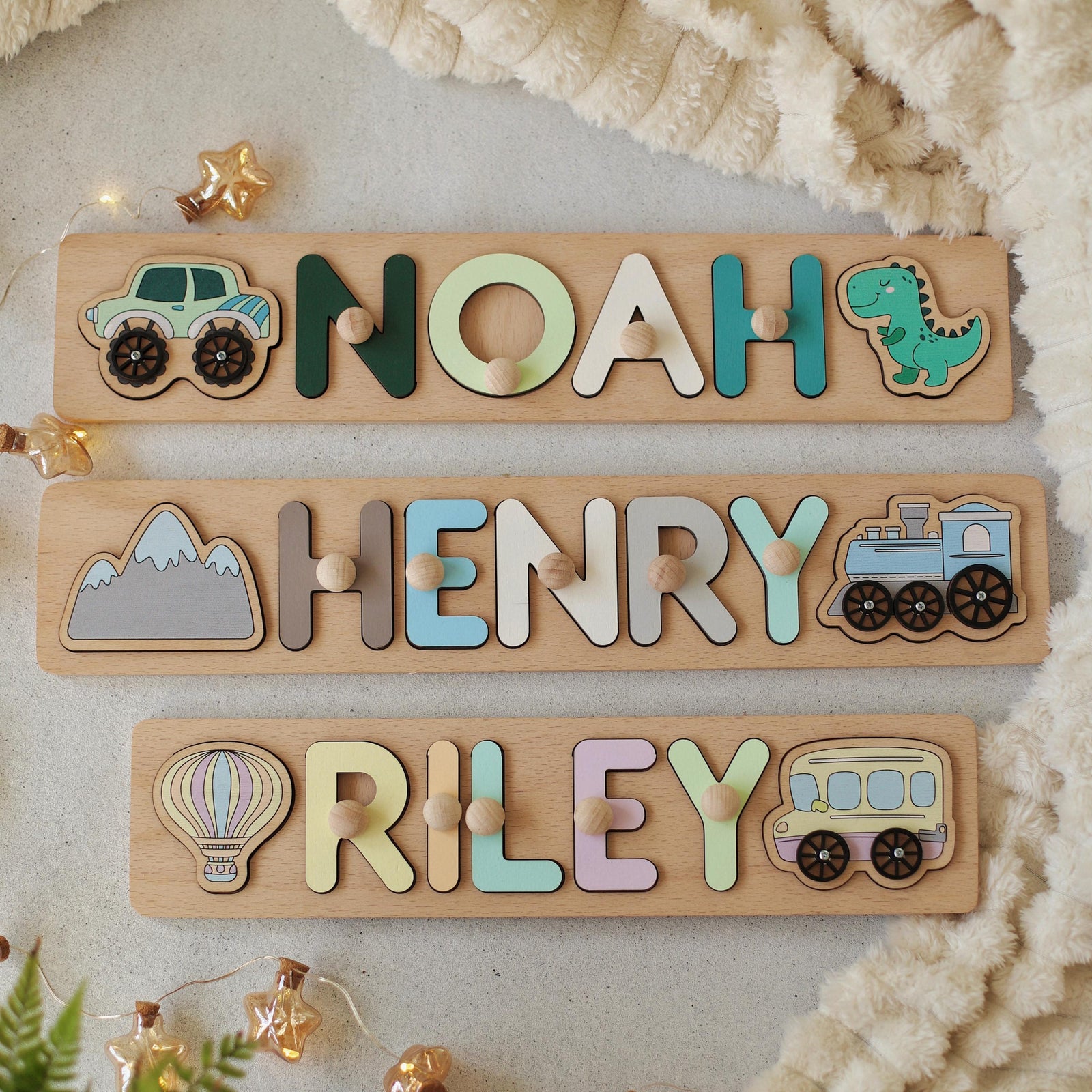 1st Birthday Gift Name Puzzle Baby 1st Easter Custom Baby Gift Personalized Puzzle for Kids First Birthday Gift Baby Boy Girl