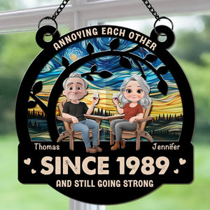 Love Still Going Strong - Personalized Suncatcher Ornament - Anniversary Gift For Couple, Valentine's Day Gift