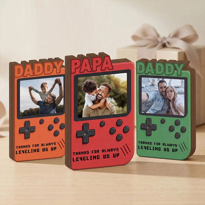 The Best Dad Ever Retro Gaming Photo Keepsake