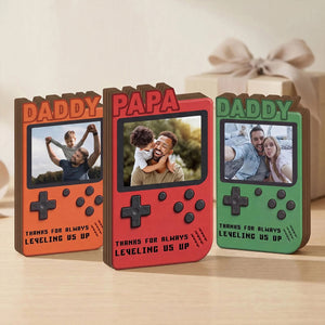 The Best Dad Ever Retro Gaming Photo Keepsake