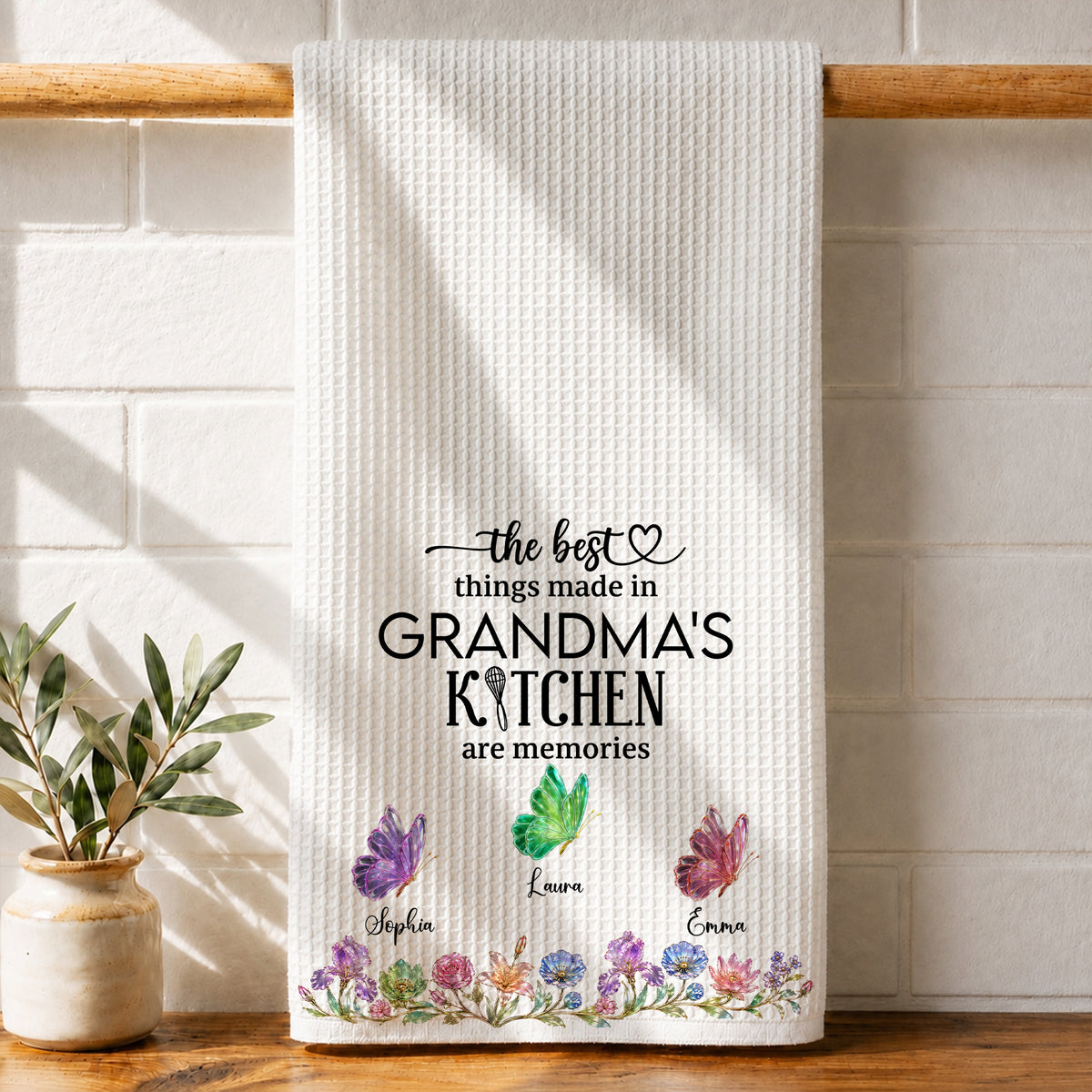 The Best Things Made In Mom Kitchen - Personalized Custom Kitchen Towel