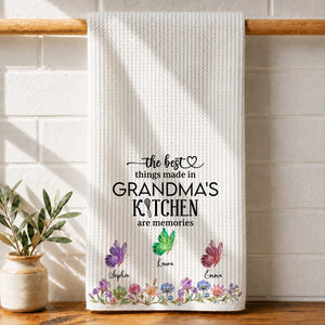 The Best Things Made In Mom Kitchen - Personalized Custom Kitchen Towel