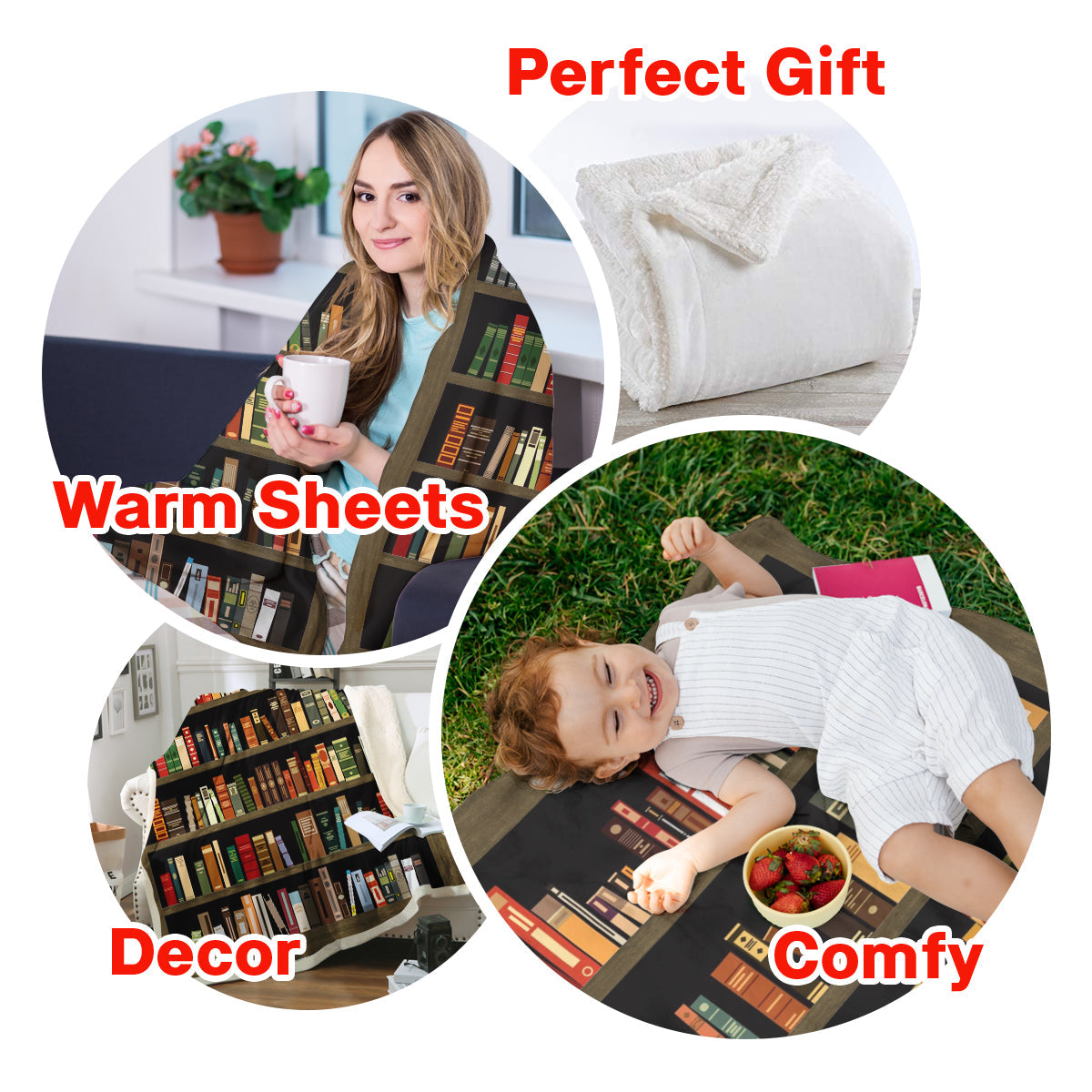 Book Lovers Blanket, Book Shelf Vintage Gift For Book Lovers, Bookworm 1_794eeb63-80eb-44ea-adf2-6f84897eea83.jpg