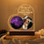 Photo & Star Map on Night Light, Personalized Constellation Map, Custom Desk Name Plate, Gift For Couples