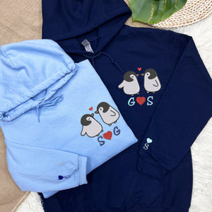 Penguin Love Couples Shirt, Matching Couple Shirt, Couple Gifts, Anniversary Gift For Couple