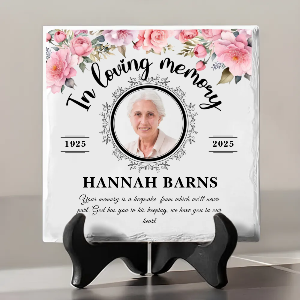 Your Memory Is A Keep Shake - Personalized Memorial Stone - Memorial Gift