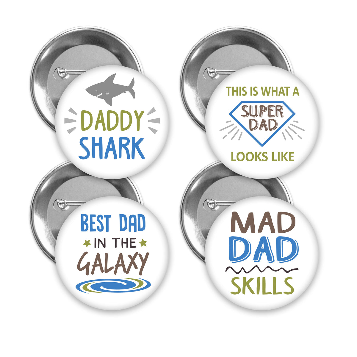 This Is What a Super Dad Looks Like, Father's Day Pin Button