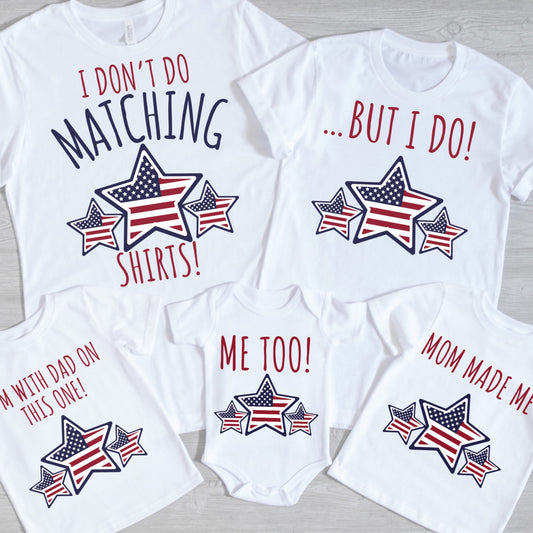 Family Group Fourth of July Shirt, Matching 4th of July outfits Shirts, Funny July 4th Party Tees, Matching Family Patriotic Shirts
