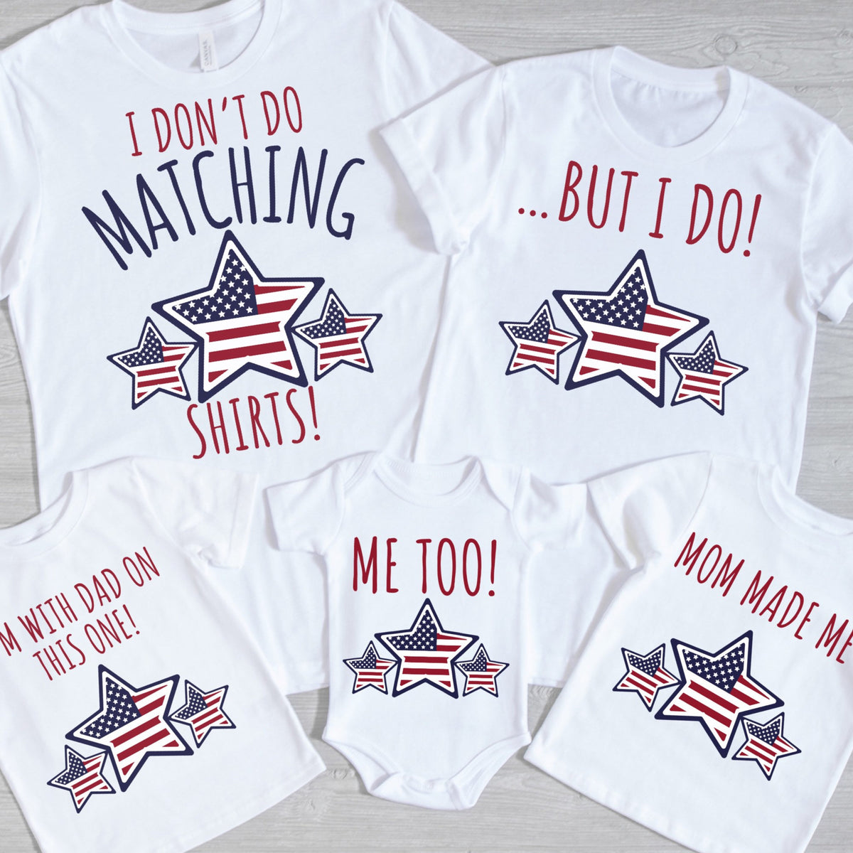 Family Group Fourth of July Shirt, Matching 4th of July outfits Shirts, Funny July 4th Party Tees, Matching Family Patriotic Shirts