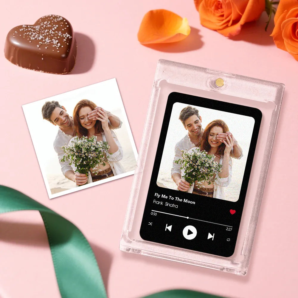 Custom Couple Love Song - Personalized Poke Card - Love Gift for Anniversary Valentine's Day or Birthday