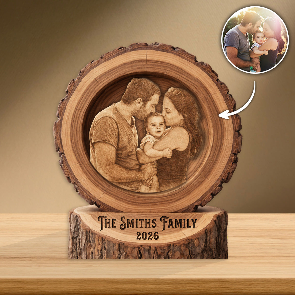 Family Wood Engraved Portrait - Personalized Picture Frame 1_7ec80e54-e572-4220-ad4f-b7d1e700941f.jpg
