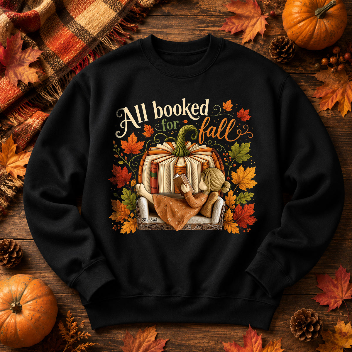 Fall Book Pumpkin Sweatshirt, Thanksgiving Book Reader Hoodie, Fall Bookish Hoodie, Pumpkin Book T-Shirt, Pumpkin Sweater, Fall Gift