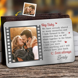 I Will Always Have You Back - Personalized Wallet Insert Card - Gift For Couple, Anniversary Gift, Valentine's Day Gift