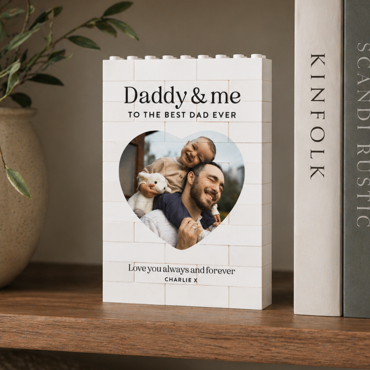 Daddy And Me Gift, Personalised Dad Photo Keepsake, Fathers Day Present From Kids, Best Dad Ever Birthday Gift, New Dad Photo Block