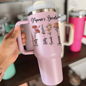 Mama's Garden Birth Month Flowers - Personalized Tumbler - Gift For Mother 1_b730f523-4142-446d-8ecd-099692c1e530.jpg?v=1714011411