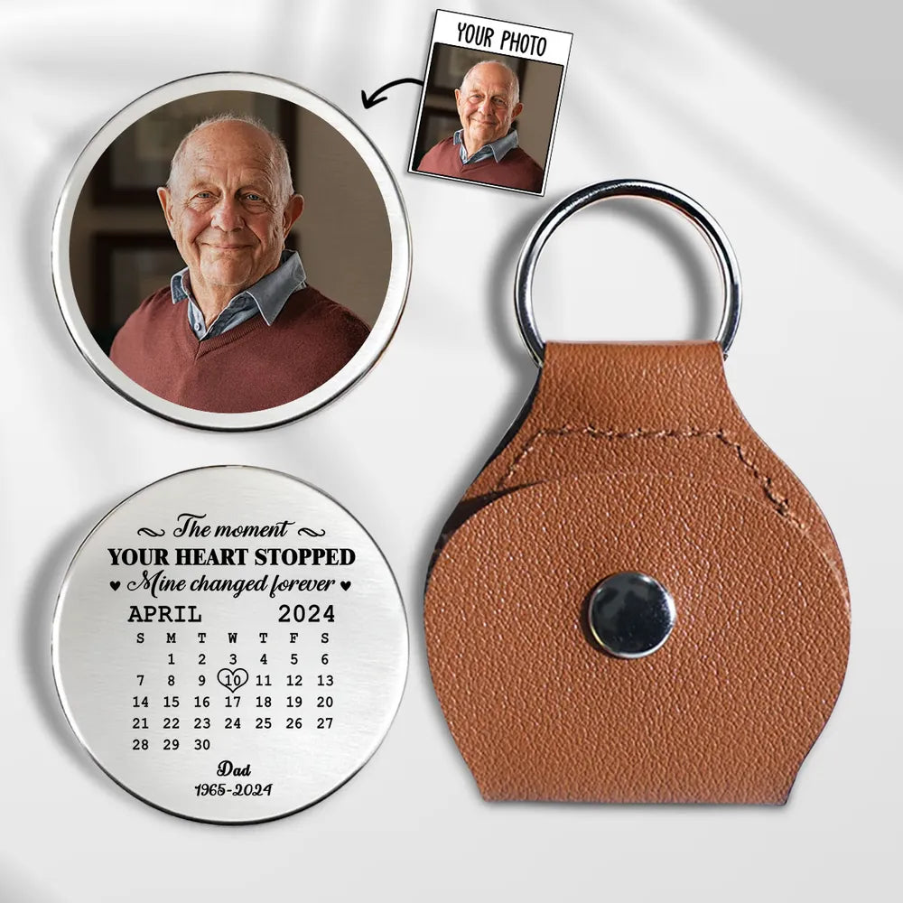 The Moment Your Heart Stopped - Personalized Pocket Hug - Memorial Gift