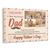 Dear My Loving Dad - Personalized Canvas - Gift For Dad, Father's Day, Birthday Gift
