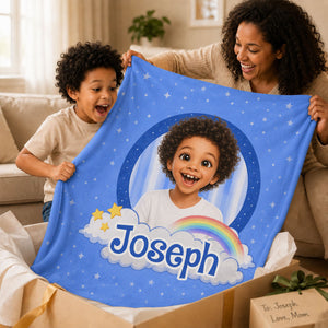 Like A Star - Personalized Custom Fleece Blanket