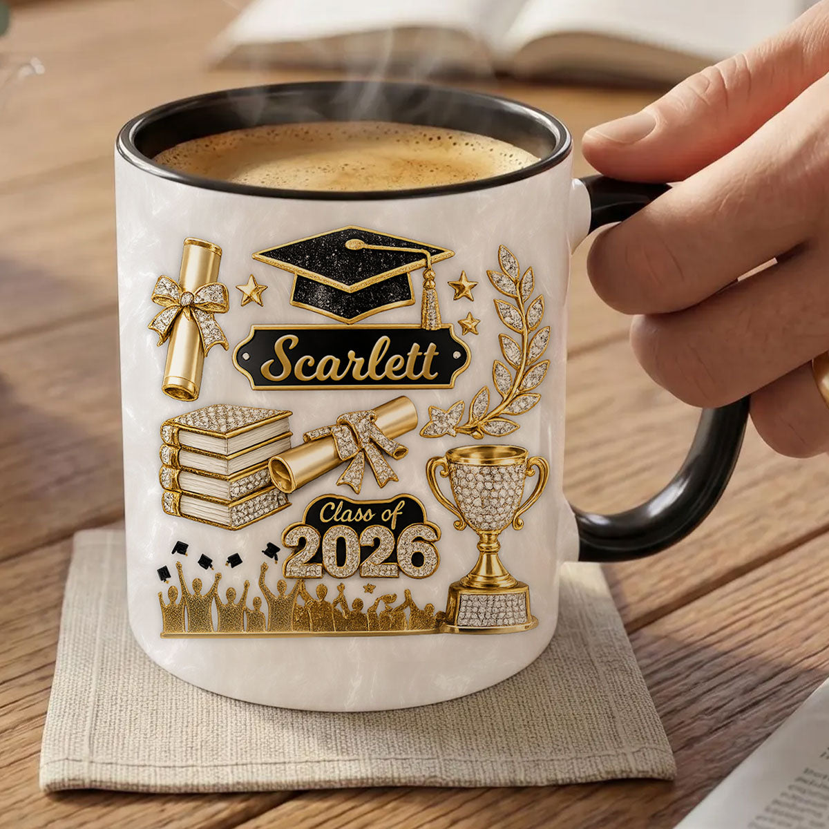 Class of 2026 Graduates - Personalized Accent Mug