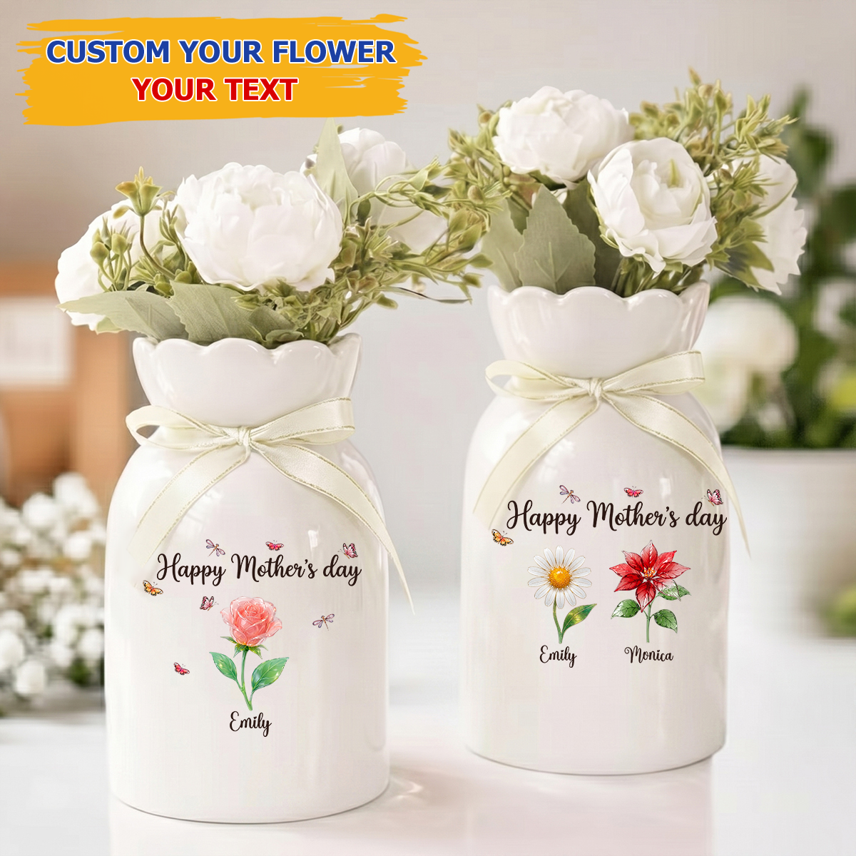 Grandkids - Personalized Custom Ribbon Tie Flower Vase 1_929b0ba5-ea95-45b5-b67a-d05765d5122b.png?v=1776409779