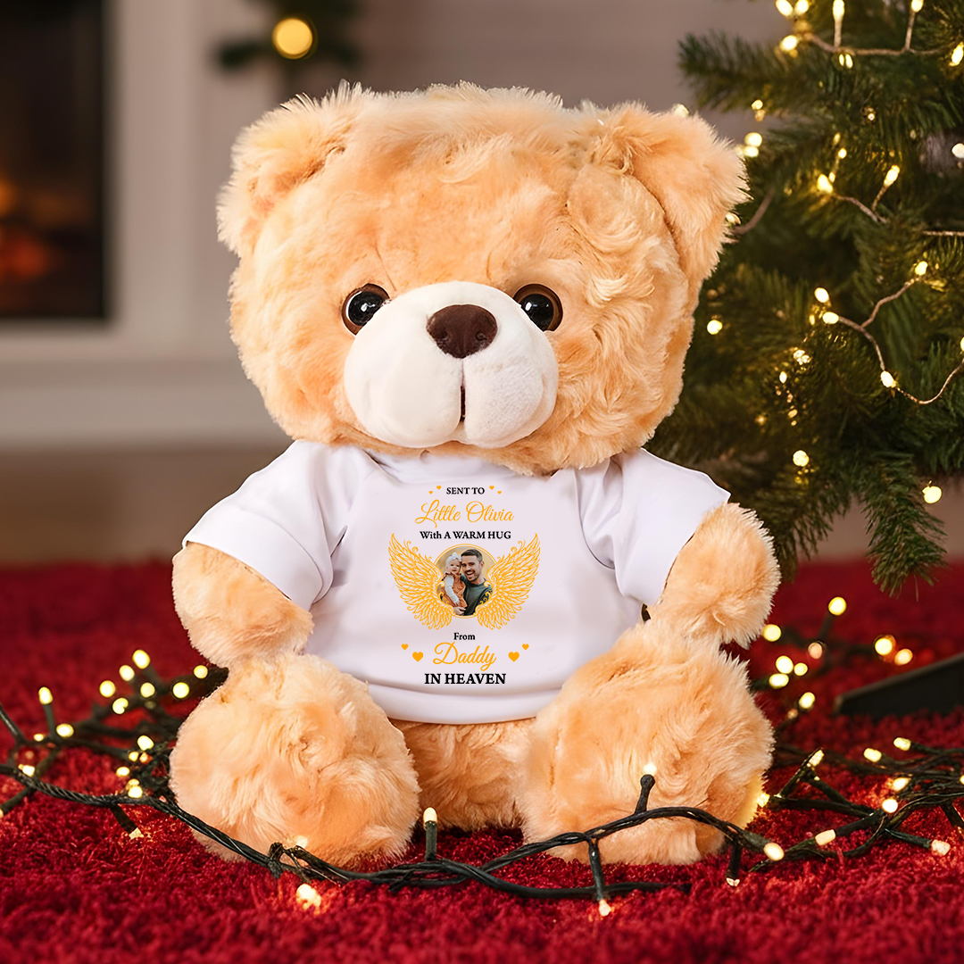 A Warm Hug Memorial - Personalized Memorial Teddy Bear