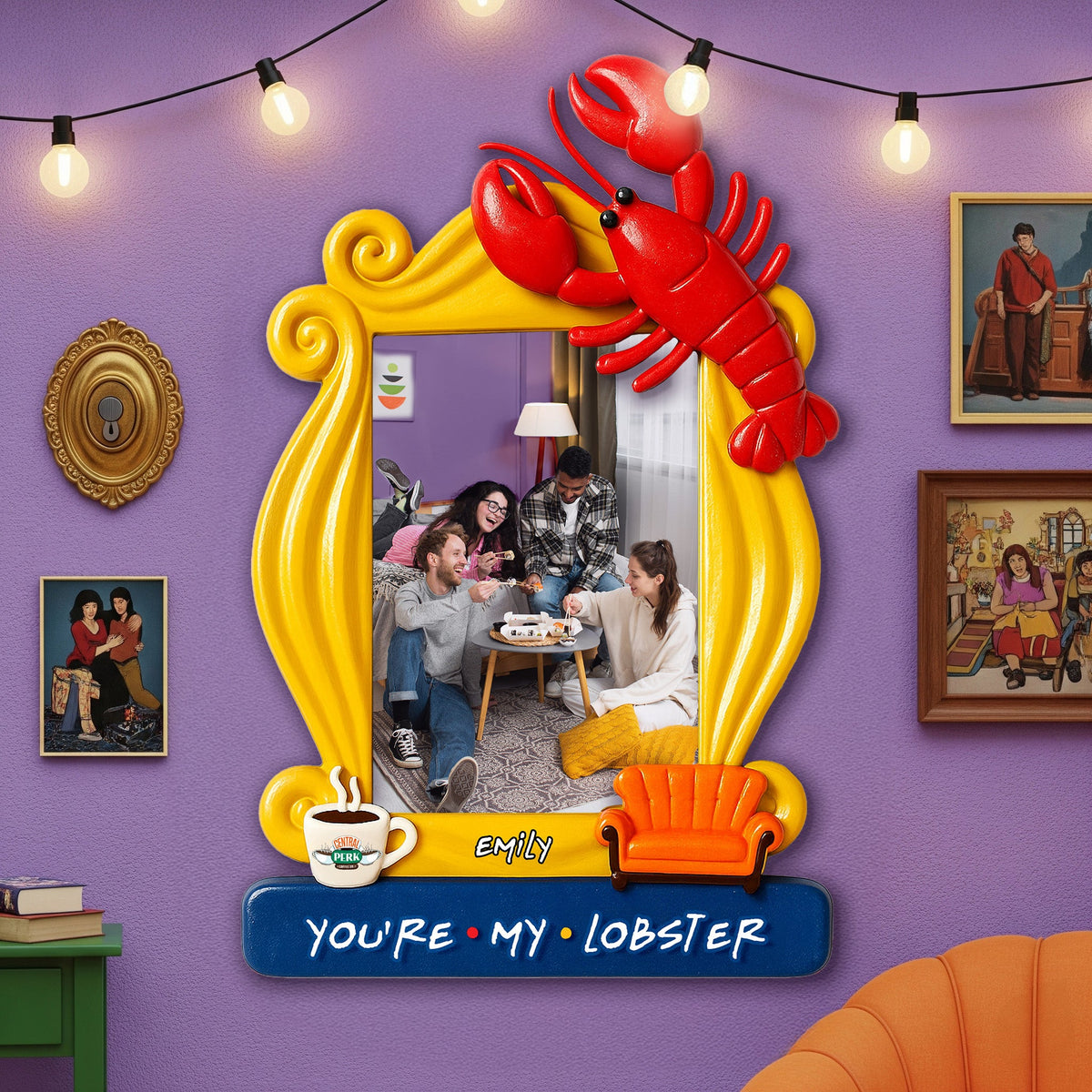 You're My Lobster - Personalized Shaped Mirror - Gifts For Friends, Besties