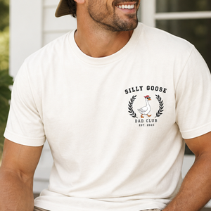 Funny Dad Goose Shirt, New Dad Gift, Goose Dad Tee, Baby Announcement Shirt, Fatherhood Gift For Dad, Matching Family Tee