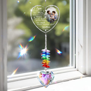 Memorial Gifts For Loss Of Son Daughter, Sympathy Gifts For Loss Of Loved One, Condolences Gift For Loss, Personalized Memorial Rainbow Suncatcher