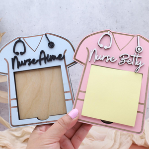 Nurse Post It Holder, Nurse Gift, Medical Gift, Custom Sticky Note Holder, Nurse Grad Gift, Healthcare Gift, Nurse Appreciation Gift