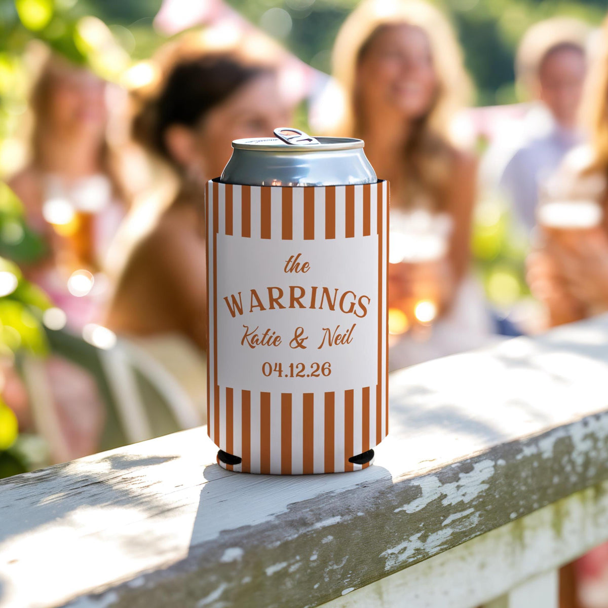 Can Cooler Wedding, Wedding Favor, Personalized Wedding Can Cooler, Slim Can Cooler, Wedding Reception Coozy, Custom Can Cooler, Beer Holder